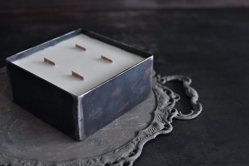 iron container scented candle