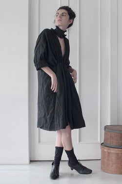 FURROW kimono cardigan - black