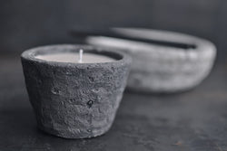 concrete scented candle