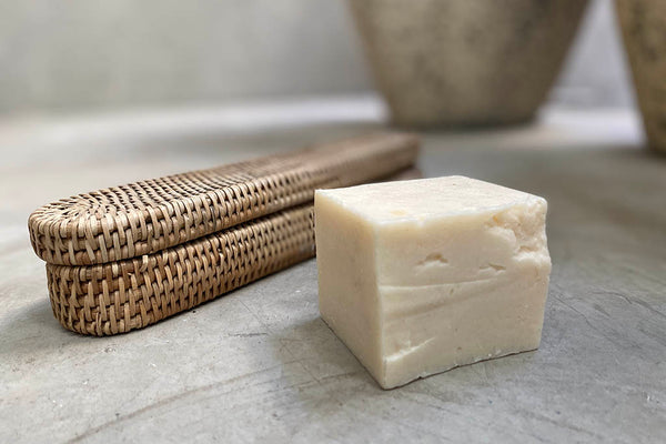 square natural soap - COTTON / SILK / LINEN