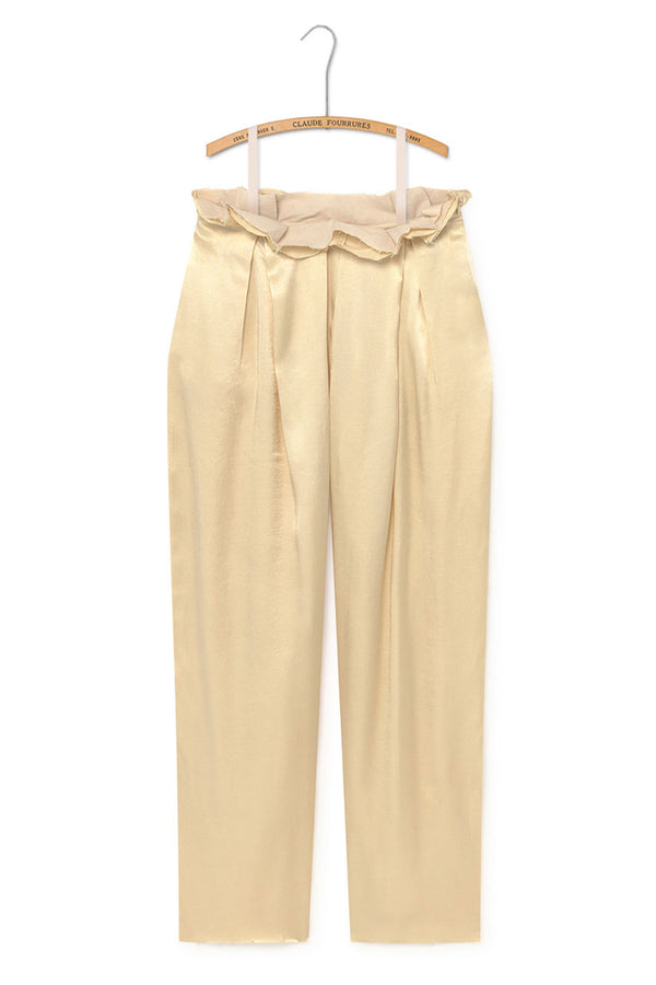 Pleated Trousers - Champagne